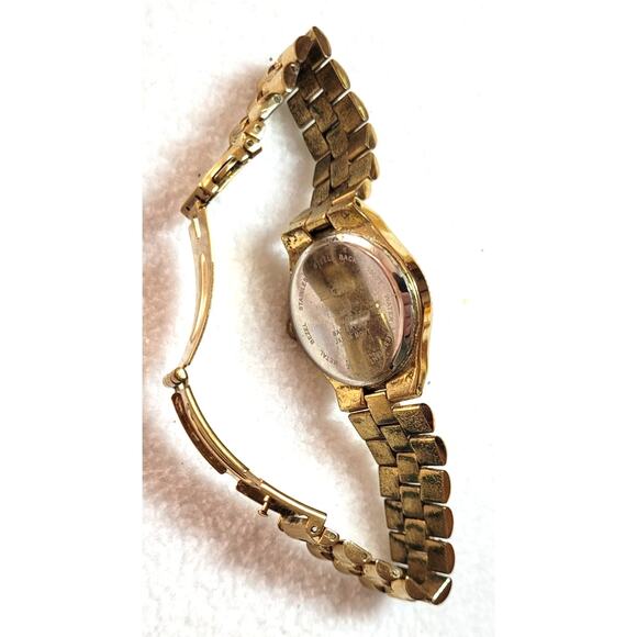 Womens Elgin Vtg 80s Watch Lot 2 Pc Goldtone Mechanical For Repair or Battery - Picture 5 of 9